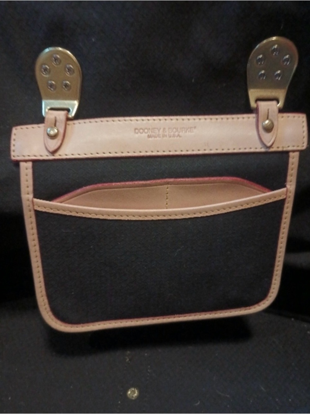 🖤💛 VINTAGE DOONEY AND BOURKE CABRIOLET WEEKENDER! - Picture 14 of 16